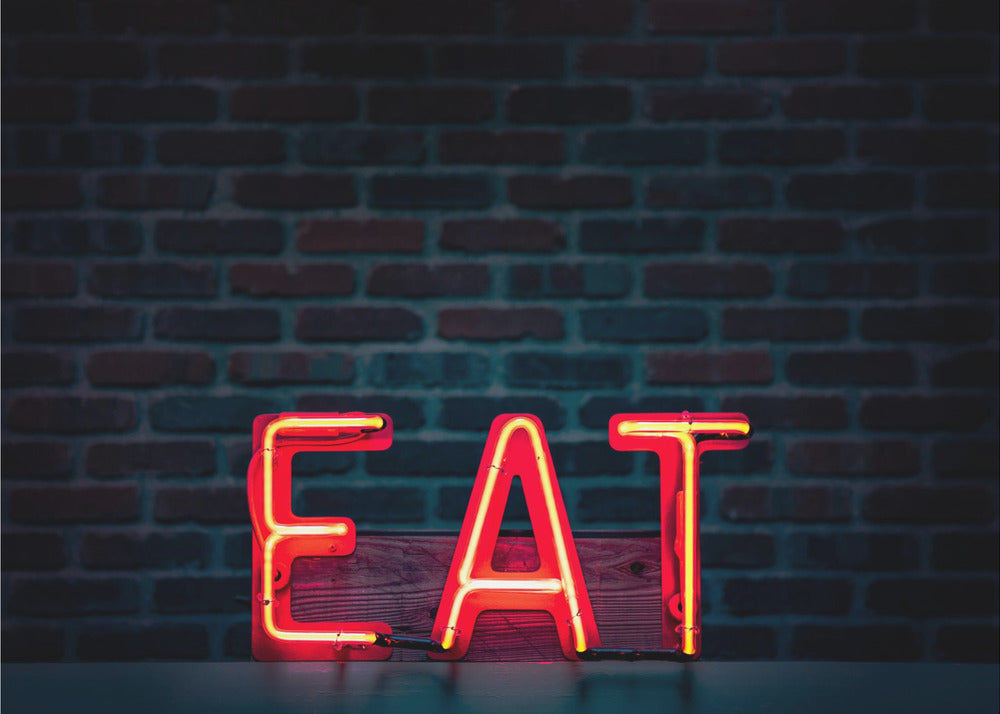 Zjedz w Neon | Fototapeta