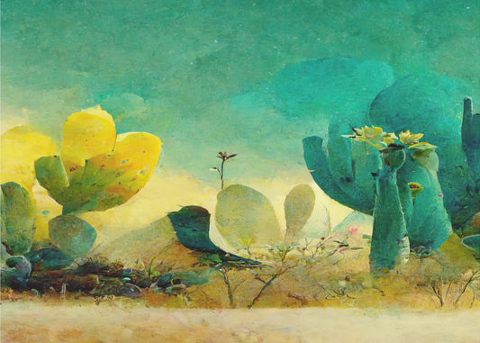 Desert Bloomscape | Poster