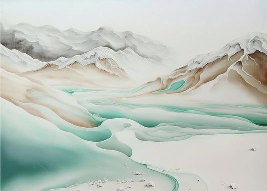 Tranquil Alpine Flow | Poster
