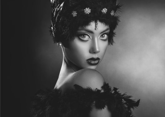 Anita in Schwarz | Leinwand-Bilder