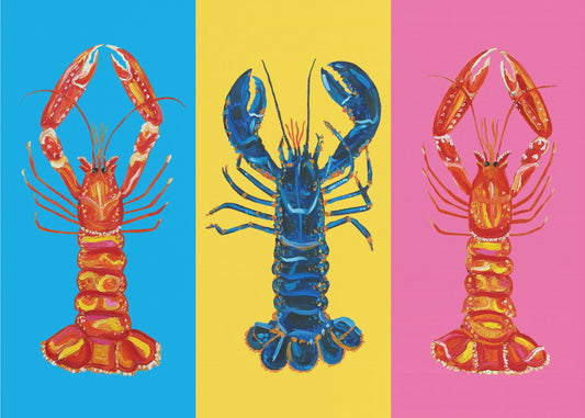 Lobster Langoustines Pop Art | Lerretsbilder