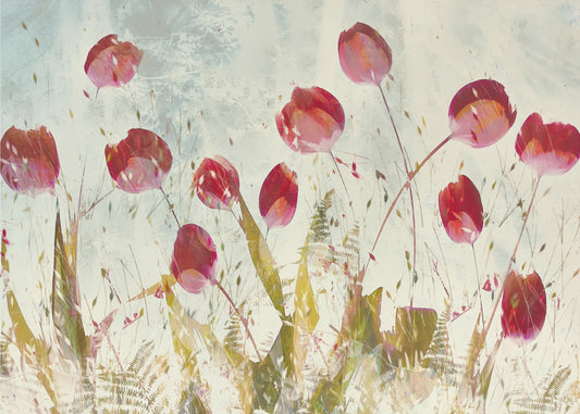 Joyeuses tulipes | Papier Peint Photo
