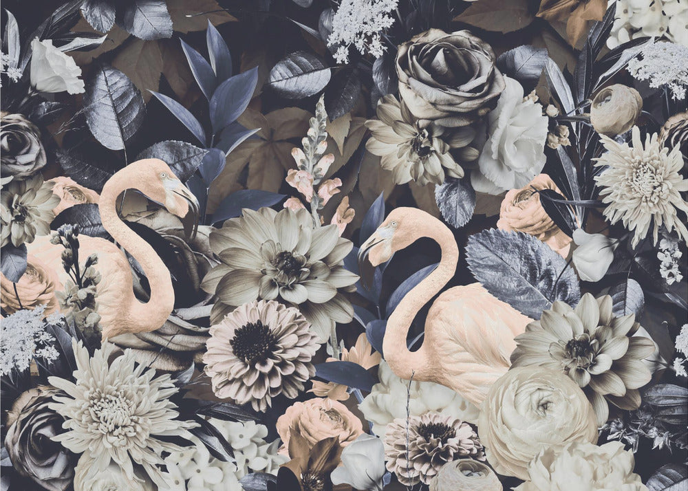 Flamingogarten Nr. 4 | Fototapeten