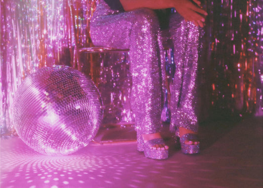 Glitter-diskotunnelmaa | Canvastaulut