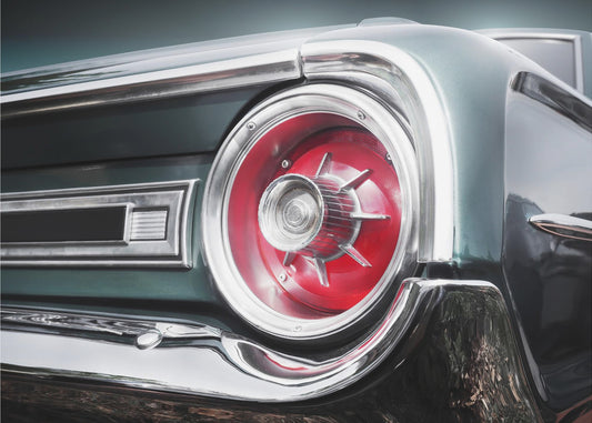 Amerikansk klassisk bil Galaxie 500 1964 Bak | Canvas