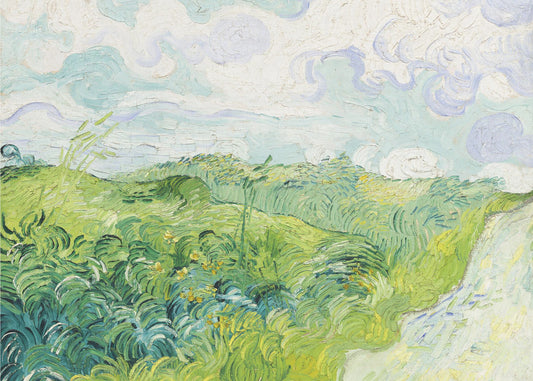 Vihreät vehnäpellot, Auvers (1890), Vincent van Gogh | Canvastaulut