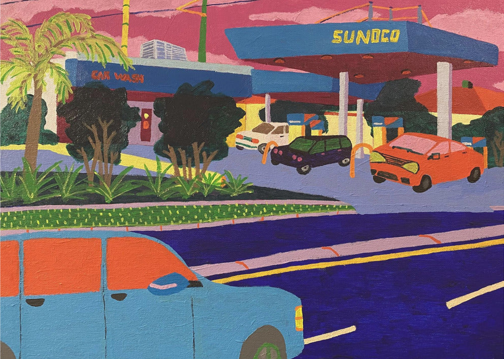 Station Sunoco | Tableaux sur Toile
