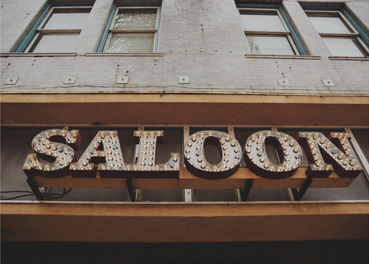 Panneau de saloon vintage | Tableaux sur Toile
