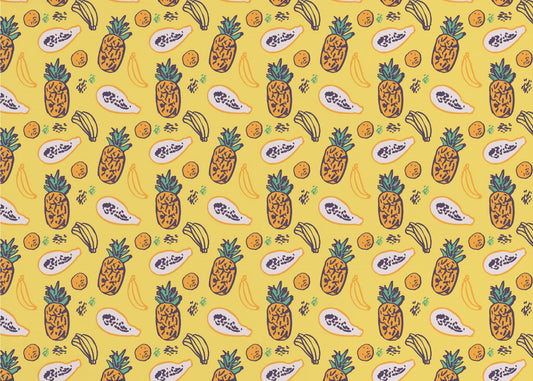 Tropical Fruit Fiesta | Poster