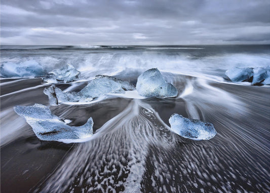 Diamants bleus | Papier Peint Photo