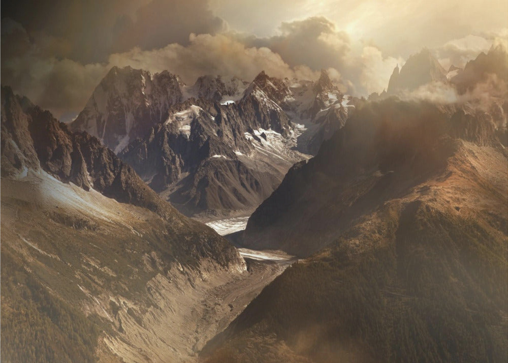 Mont Blanc-massief | Fotobehang