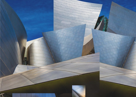 Disney Concert Hall-Montage (Version Couleur) | Papier Peint Photo