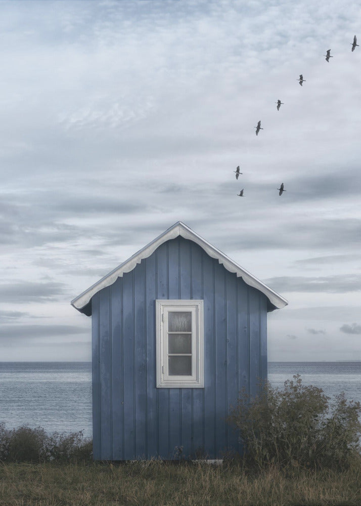 Strandhytte | Lærredsbilleder