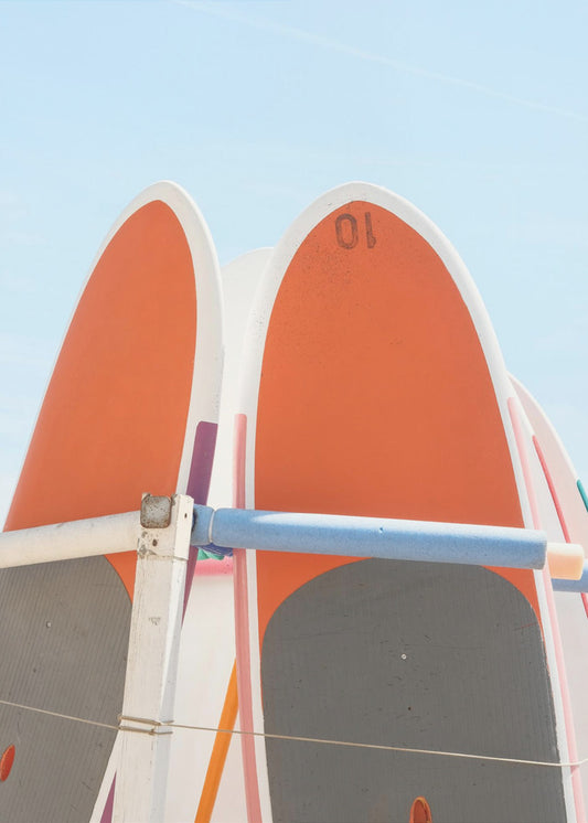 Surfowanie na plaży_001 | Wydruki na łótnie