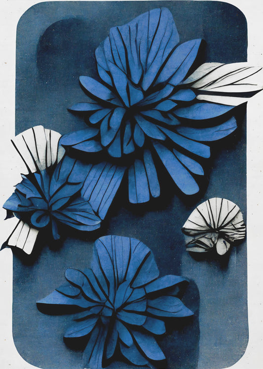 Blå Blommande Djup | Poster