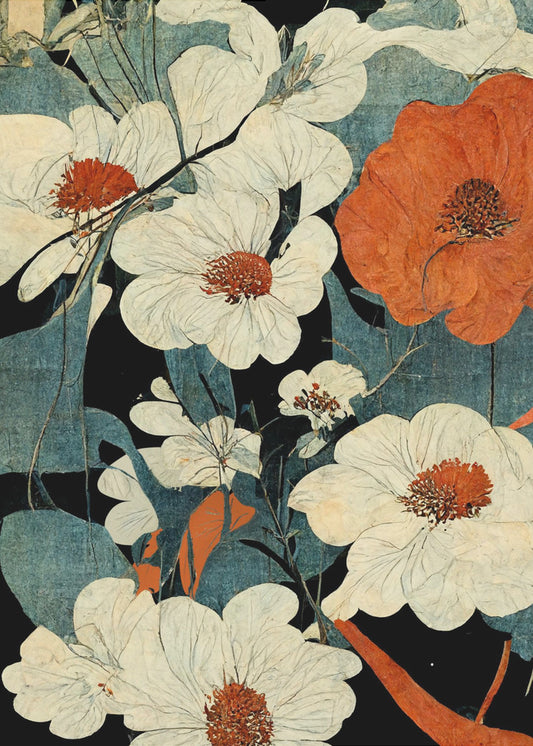 Fleurs asiatiques | Tableaux sur Toile