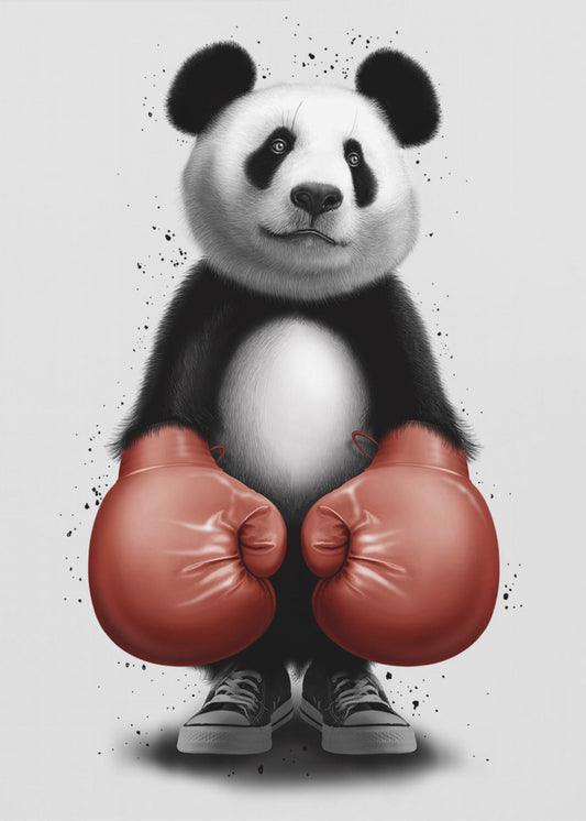 PANDA-BOXER | Leinwand-Bilder