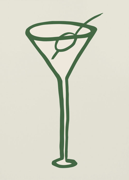 Cocktail Green | Poster