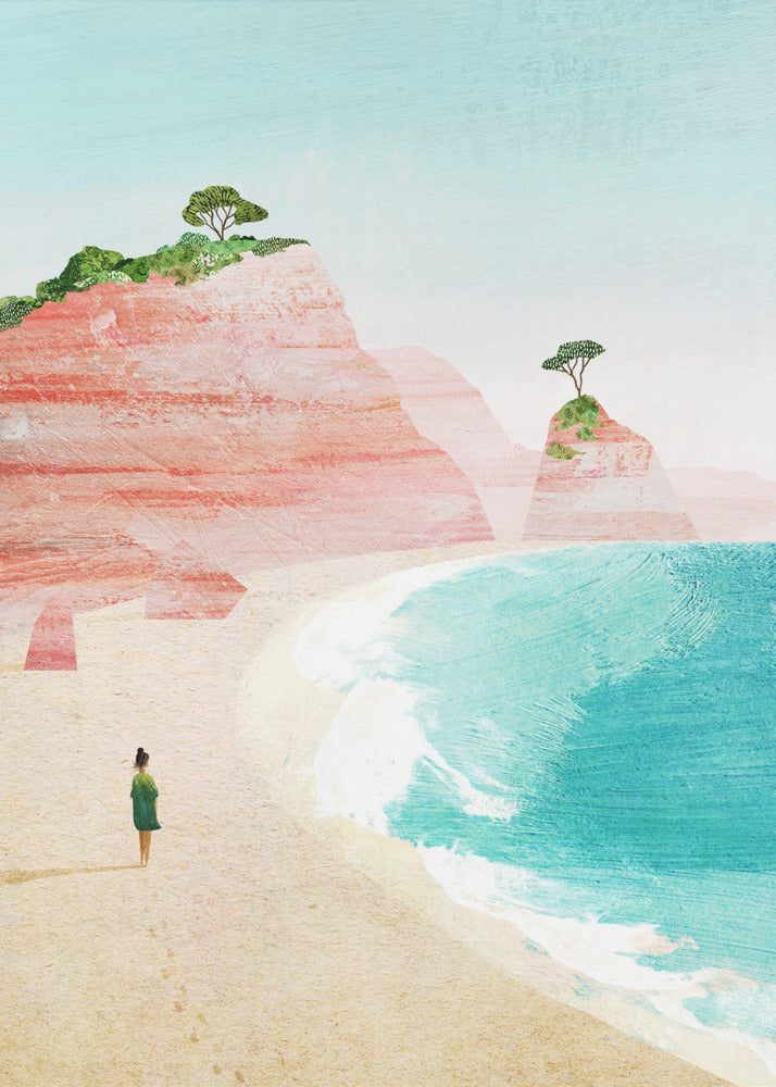 Fille de la plage IV | Tableaux sur Toile
