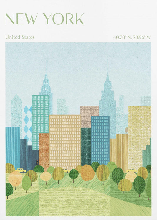 New York, Sentralparken | Lerretsbilder
