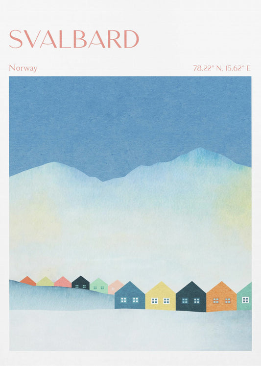 Svalbard, Norwegia | Wydruki na łótnie