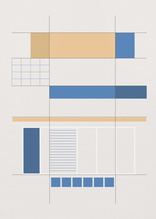Built in Shapes no. 03 | Poster