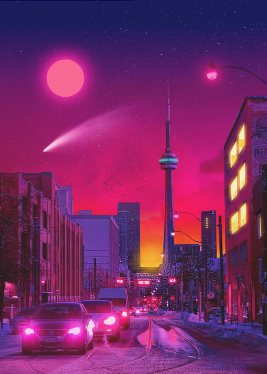 Neonstaden | Canvas