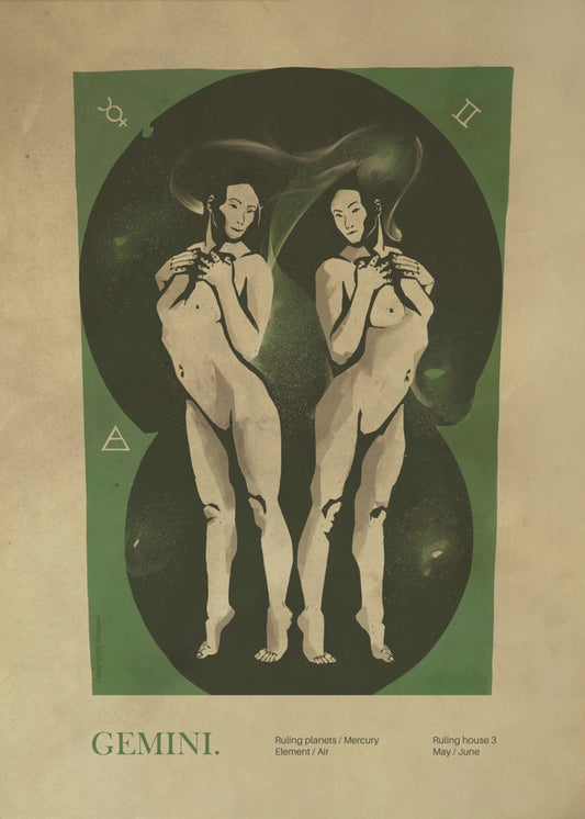 Gemini print | Poster