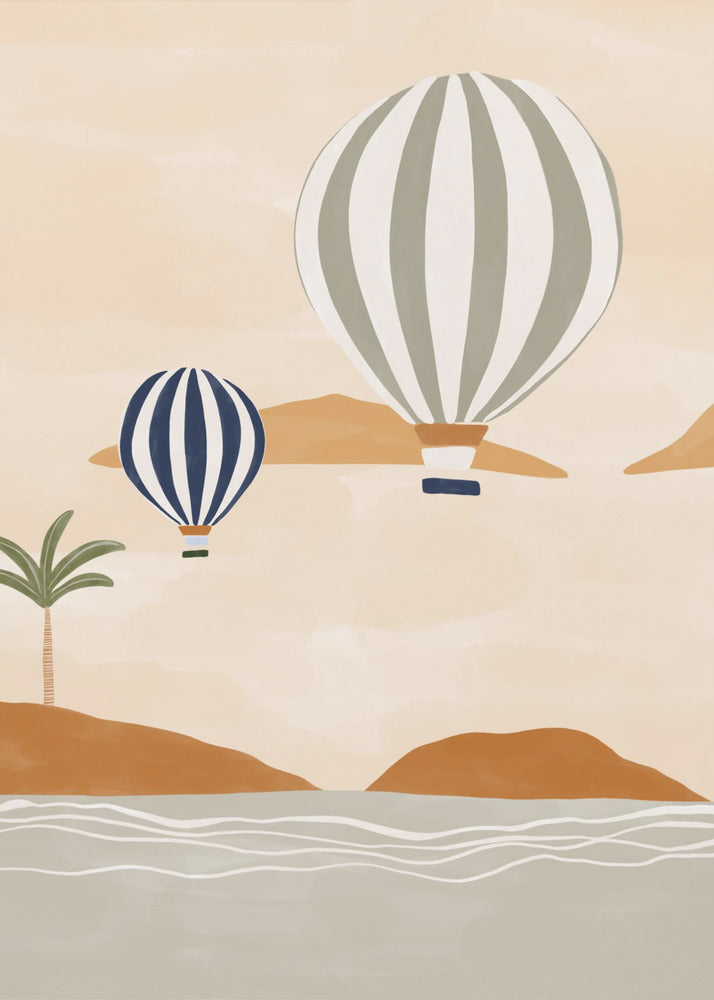 Luftballoner i dessert | Lærredsbilleder