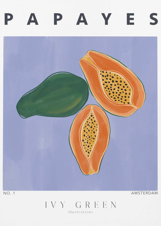 Papaya | Stampe su Tela