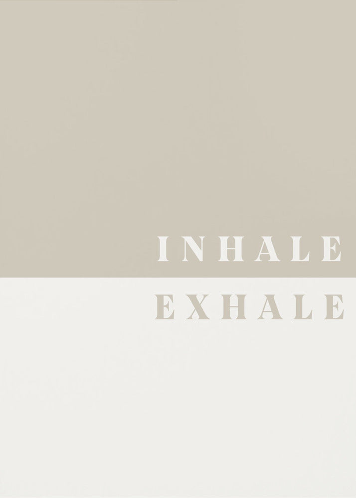 Inspira, espira | Stampe su Tela