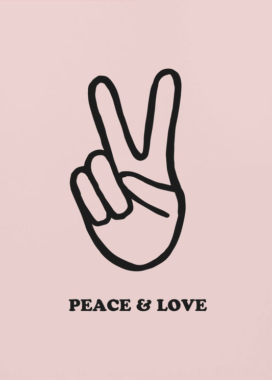 Pace e amore | Stampe su Tela