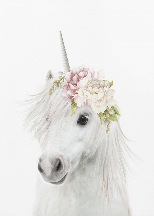 Floral Unicorn | Canvas