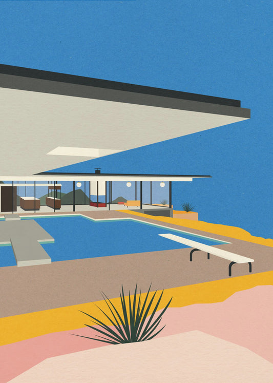 La Stahl House | Leinwand-Bilder