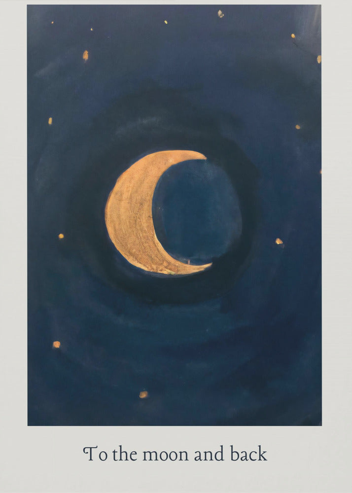 Fino alla luna e ritorno | Stampe su Tela