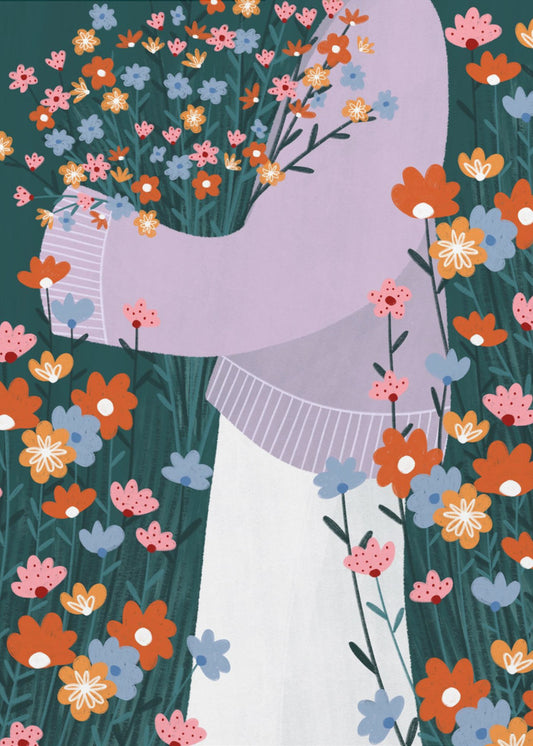 Vildblomsterträdgård | Canvas