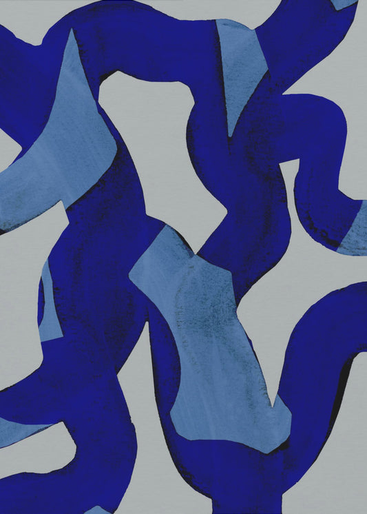 Abstract Brush Strokes 65X | Poster