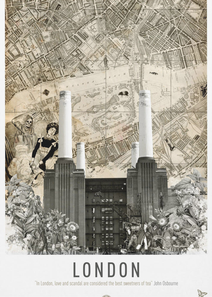 Londra Battersea (Soggiorni in città) | Stampe su Tela