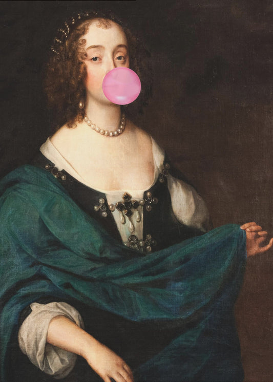 Renaissance Bubble Gum / Altered Art | Poster
