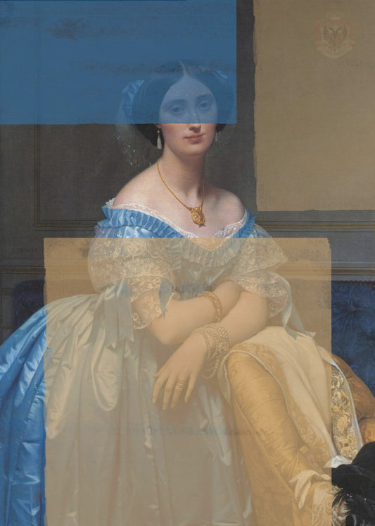 Barockporträtt Samtida Collage | Poster
