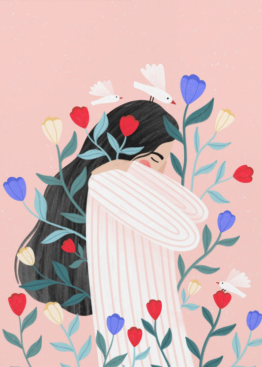 Blommor och stillhet | Poster