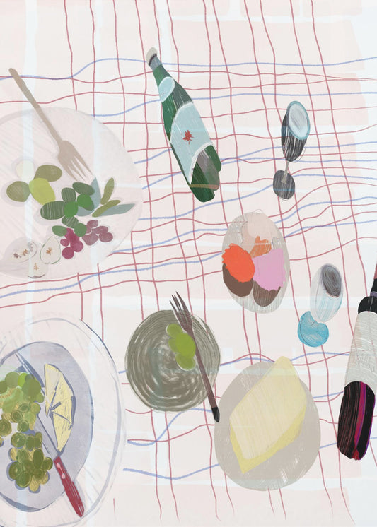 Food and Wine Picnic | Canvas