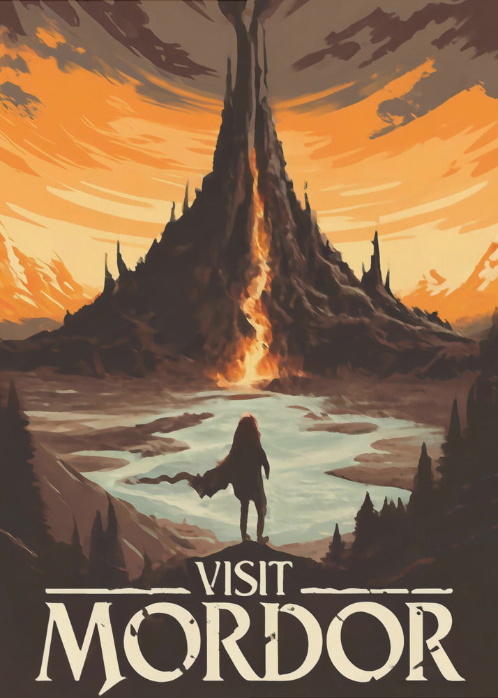 Bezoek Mordor | Canvasprints