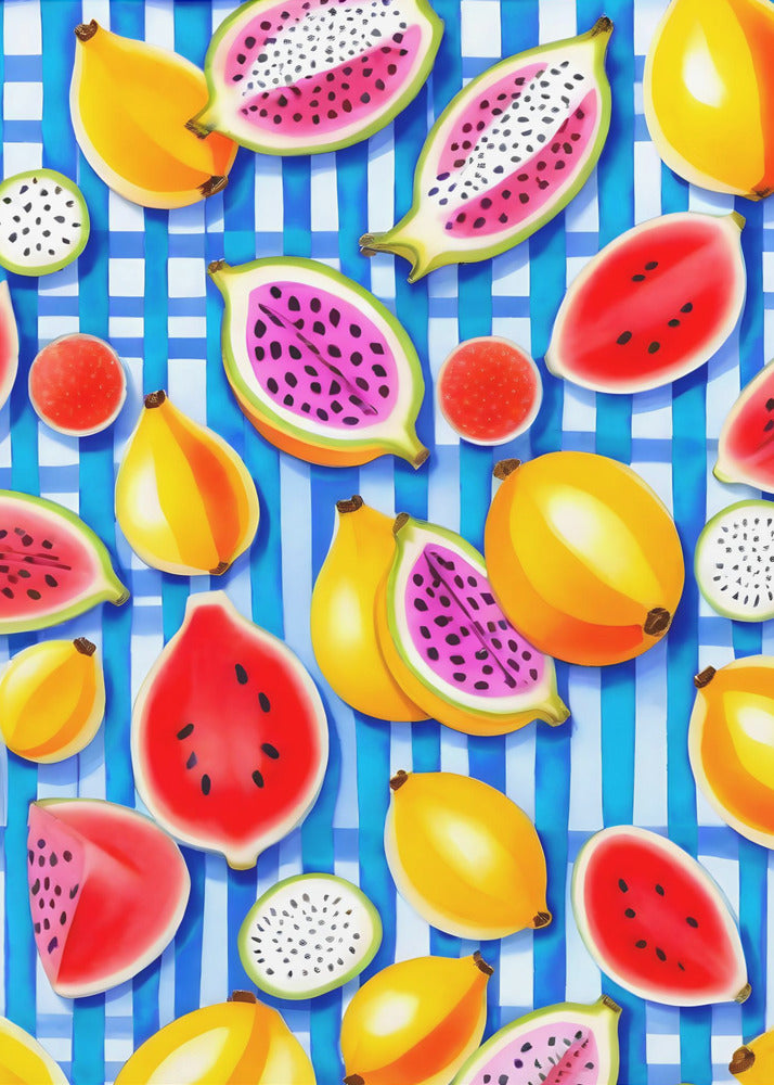 Tropical Fruit Pop | Canvas