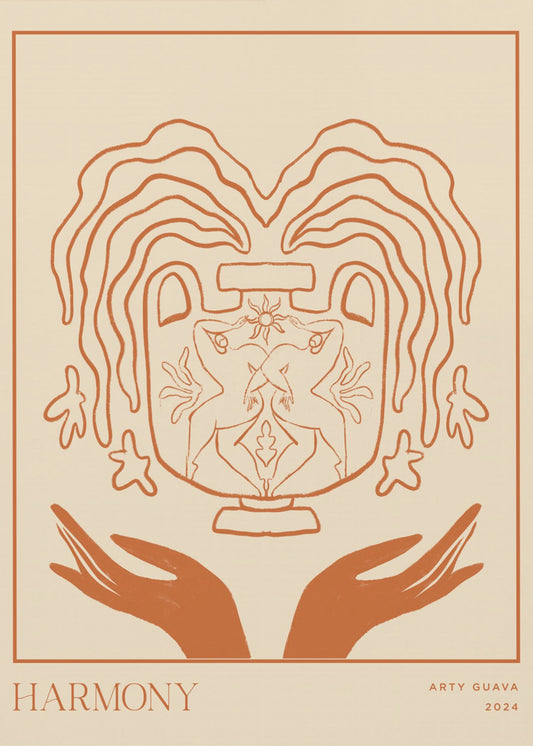 Fartygssamling: Harmoni (LineArt) | Poster