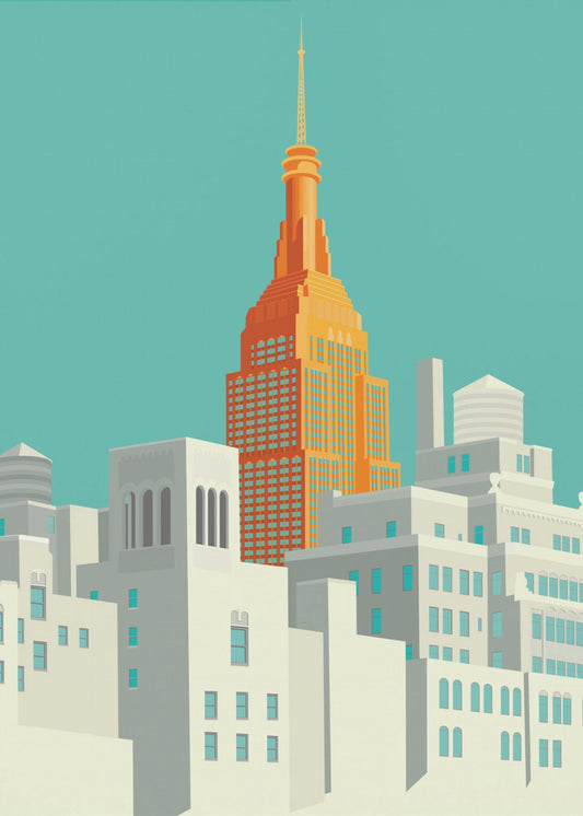 Vista de Nueva York desde el highline | Impresiones en Lienzo