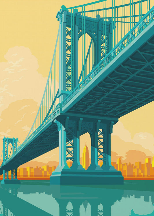 Puente de Manhattan de Nueva York | Impresiones en Lienzo