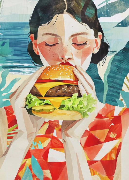 Taste Eating woman | Poster