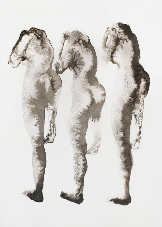 Figurstudie 3x (efter Muybridge) | Poster