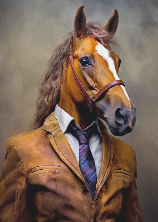 Elegant Horse Animal Art | Poster